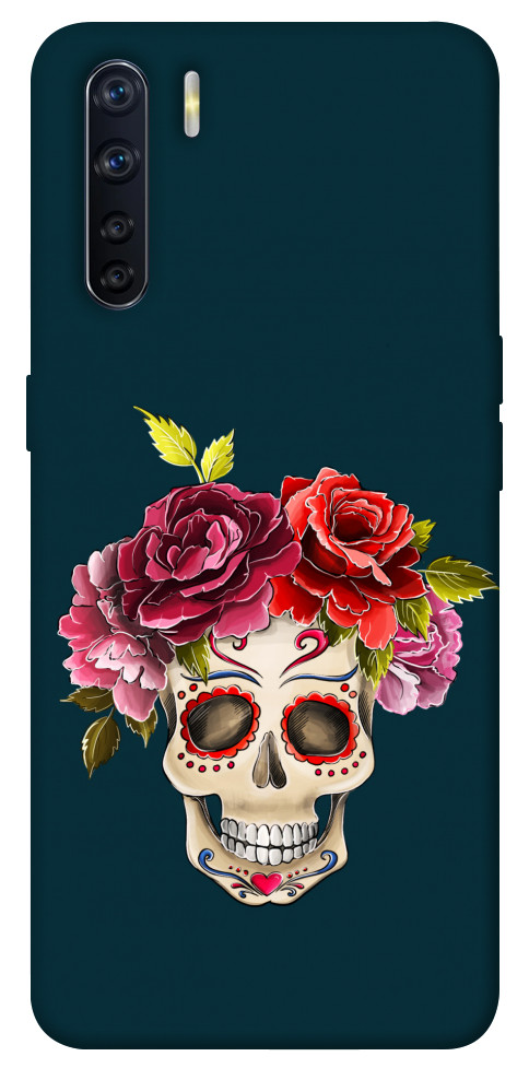 

Чехол Flower skull для Oppo A91 1424408