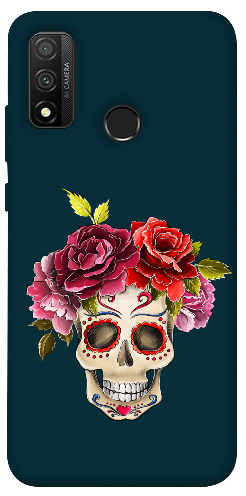 Чехол Flower skull для Huawei P Smart (2020)