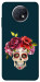 Чохол Flower skull для Xiaomi Redmi Note 9T