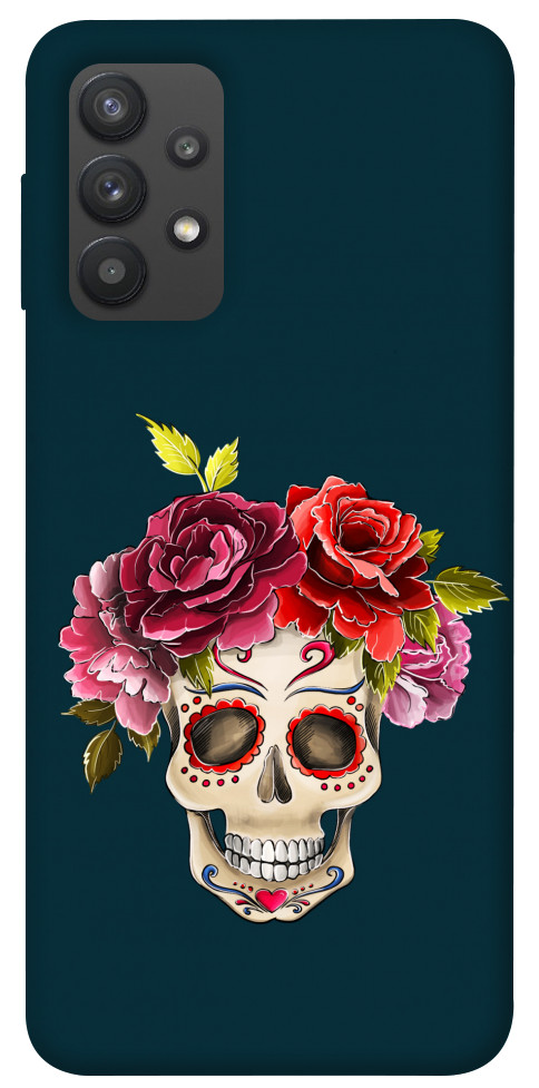 Чехол Flower skull для Galaxy A32 4G