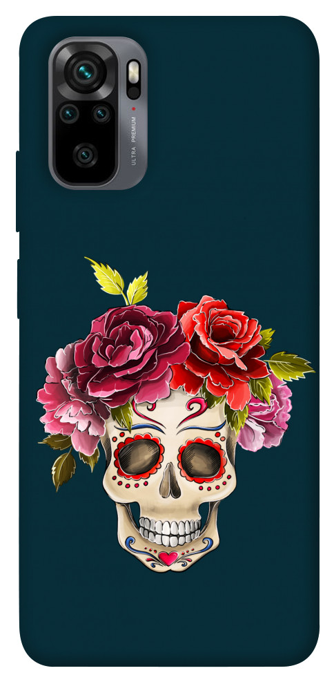 

Чехол Flower skull для Xiaomi Redmi Note 10S 1424430