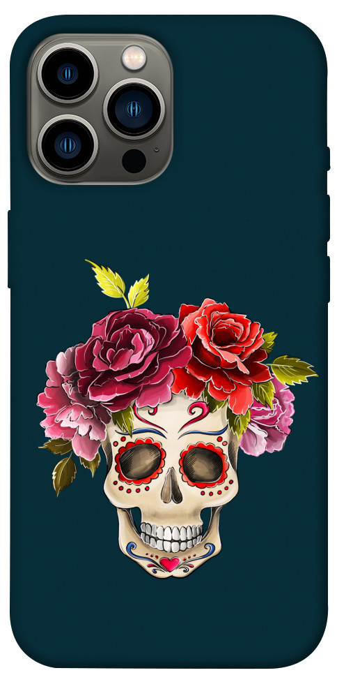 

Чохол Flower skull для iPhone 13 Pro Max 1424437