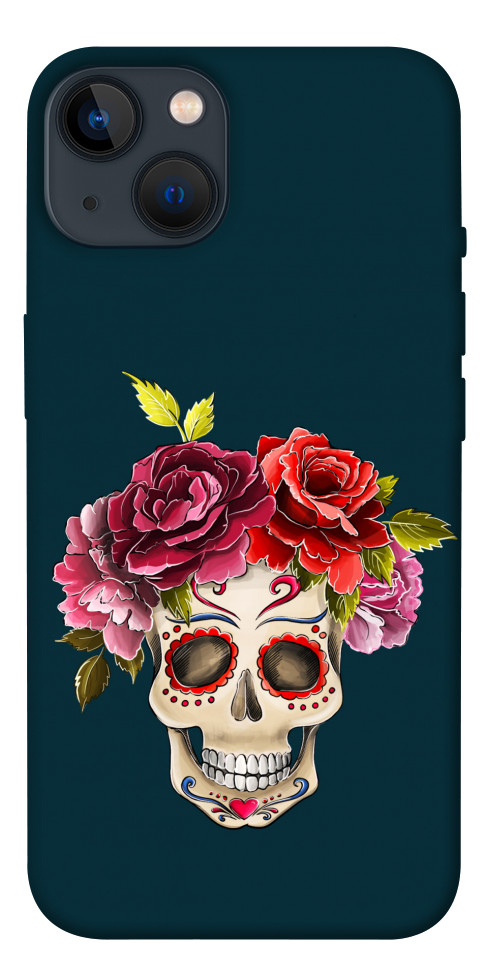 

Чехол Flower skull для iPhone 13 1424439