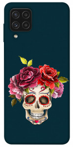 Чохол Flower skull для Galaxy A22 4G