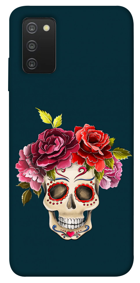 

Чехол Flower skull для Galaxy A03s 1424448