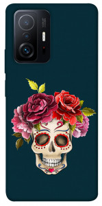 Чехол Flower skull для Xiaomi 11T