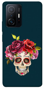 Чохол Flower skull для Xiaomi 11T Pro