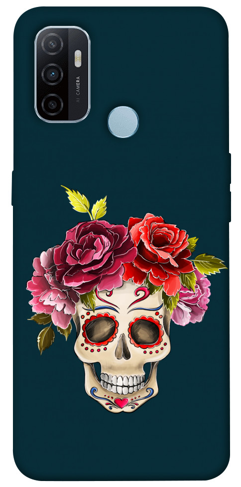 Чехол Flower skull для Oppo A32