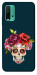 Чохол Flower skull для Xiaomi Redmi Note 9 4G