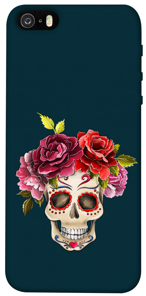 Чохол Flower skull для iPhone 5
