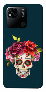 Чехол Flower skull для Xiaomi Redmi 10A