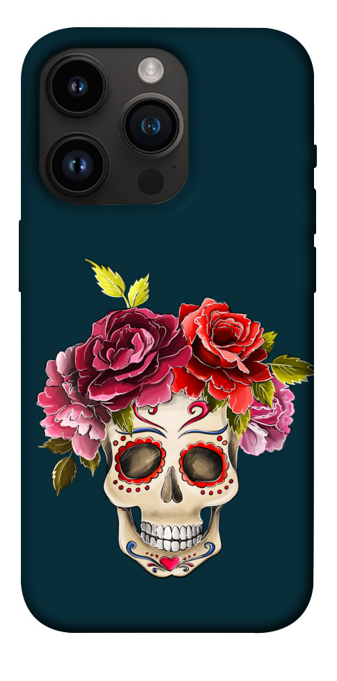 

Чехол Flower skull для iPhone 14 Pro 1424497