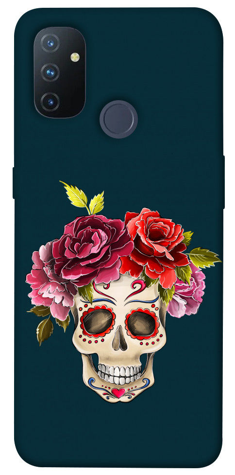 Чехол Flower skull для OnePlus Nord N100