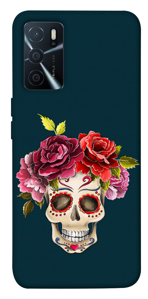 

Чохол Flower skull для Oppo A16 4G 1424507