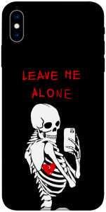 Чохол Leave me alone для iPhone XS