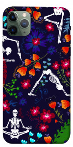 Чехол Yoga skeletons для iPhone 11 Pro Max