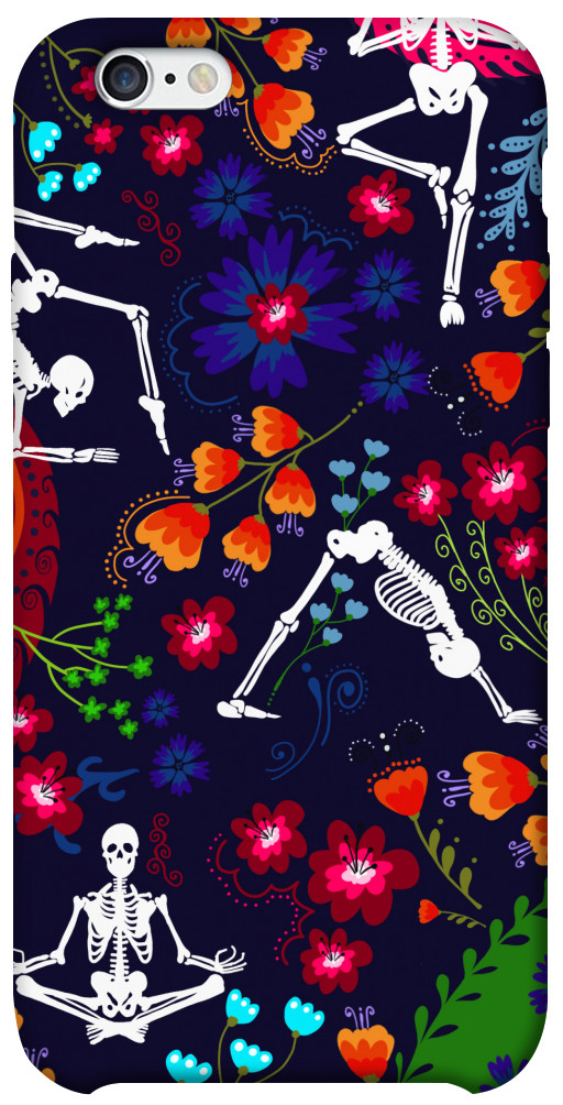Чехол Yoga skeletons для iPhone 6