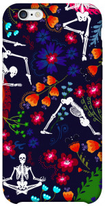 Чехол Yoga skeletons для iPhone 6 (4.7'')
