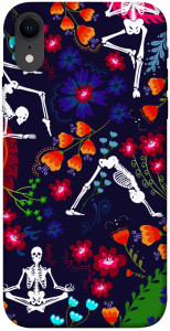 Чехол Yoga skeletons для iPhone XR