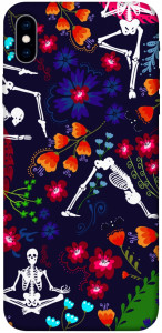 Чехол Yoga skeletons для iPhone XS Max