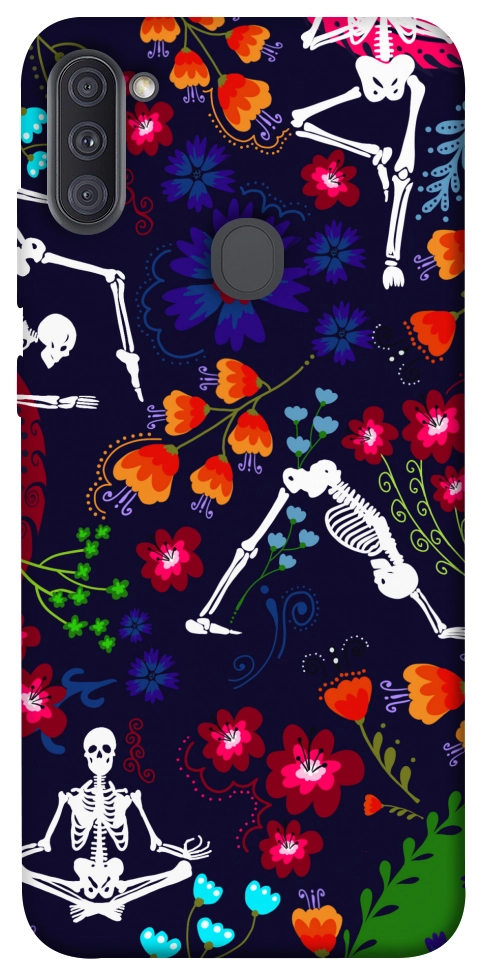 Чохол Yoga skeletons для Galaxy A11 (2020)