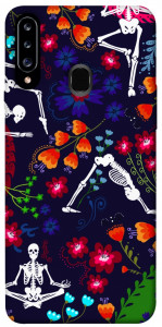 Чохол Yoga skeletons для Galaxy A20s (2019)