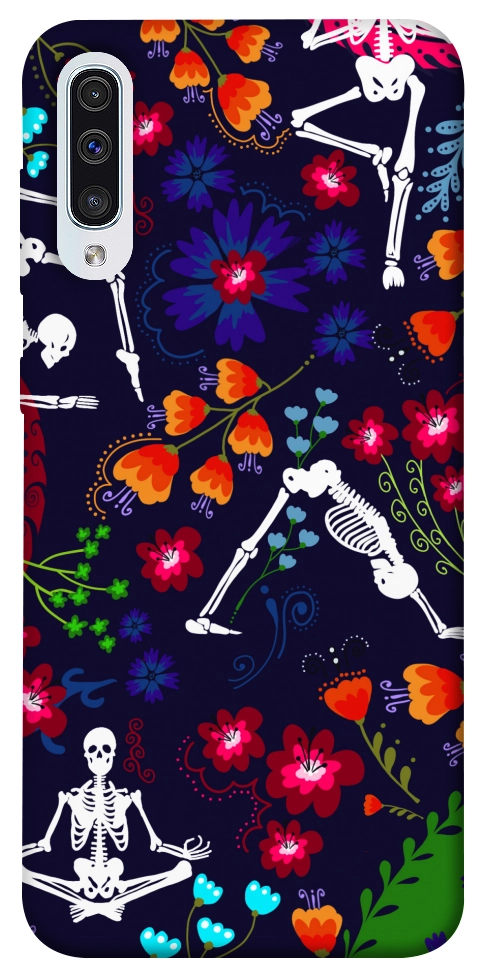 Чохол Yoga skeletons для Galaxy A50 (2019)