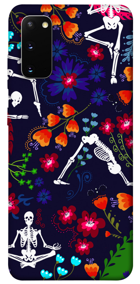 Чохол Yoga skeletons для Galaxy S20 (2020)