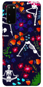 Чехол Yoga skeletons для Galaxy S20 (2020)