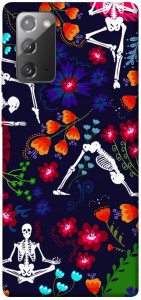 Чехол Yoga skeletons для Galaxy Note 20