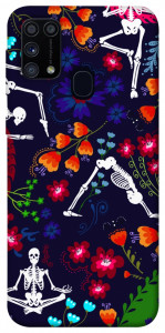 Чехол Yoga skeletons для Galaxy M31 (2020)