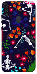 Чохол Yoga skeletons для Galaxy M11 (2020)