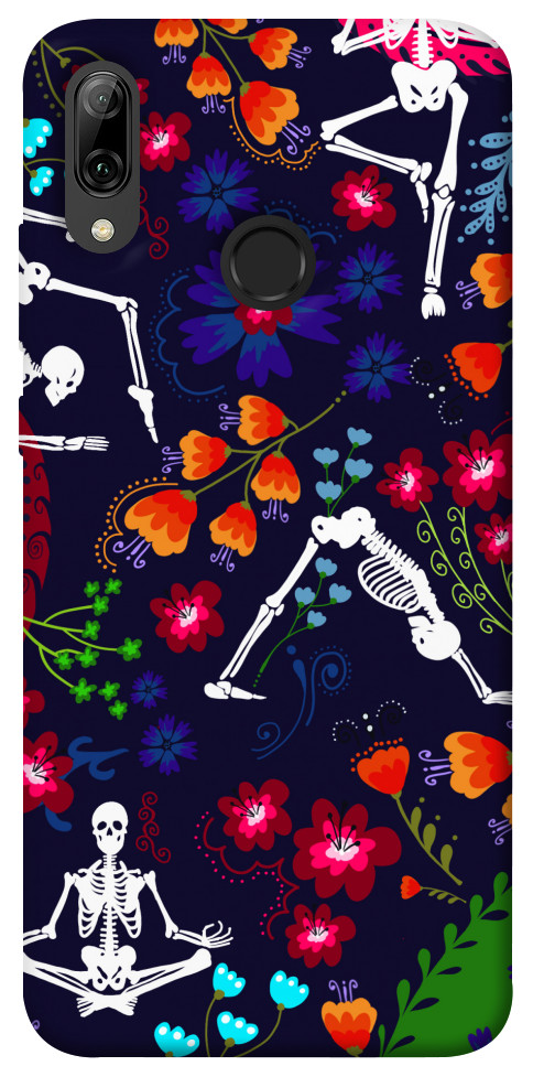 Чехол Yoga skeletons для Huawei P Smart (2019)