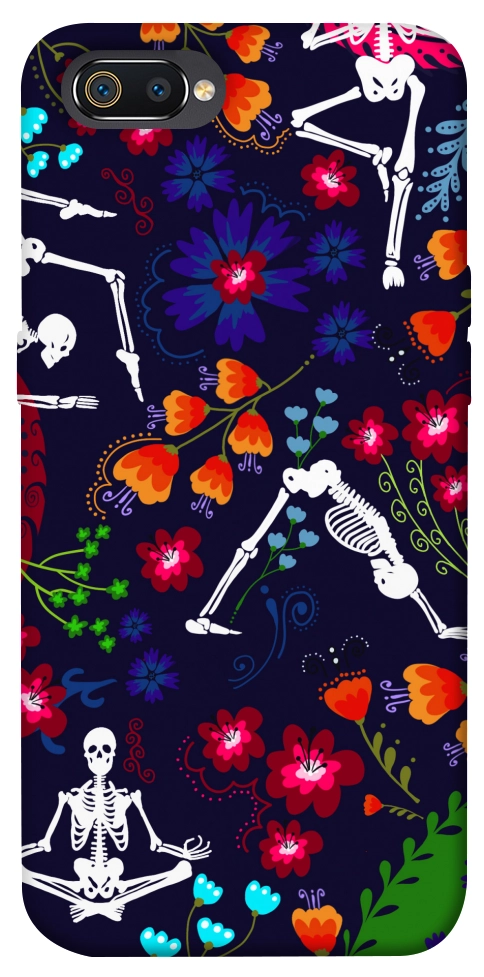 Чехол Yoga skeletons для Realme C2