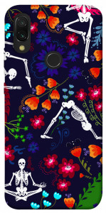 Чехол Yoga skeletons для Xiaomi Redmi 7