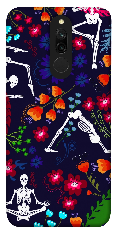 Чехол Yoga skeletons для Xiaomi Redmi 8