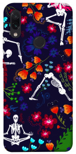 Чохол Yoga skeletons для Xiaomi Redmi Note 7