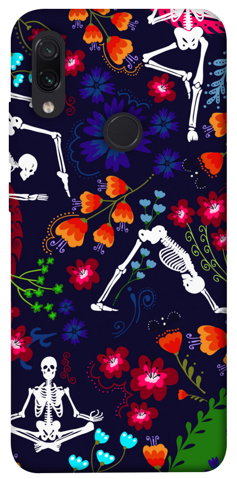 Чехол Yoga skeletons для Xiaomi Redmi Note 7