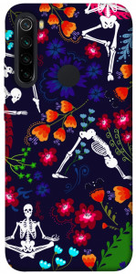 Чехол Yoga skeletons для Xiaomi Redmi Note 8