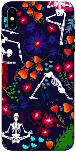 Чохол Yoga skeletons для iPhone XS