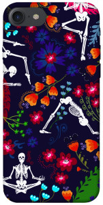 Чехол Yoga skeletons для iPhone 7 (4.7'')