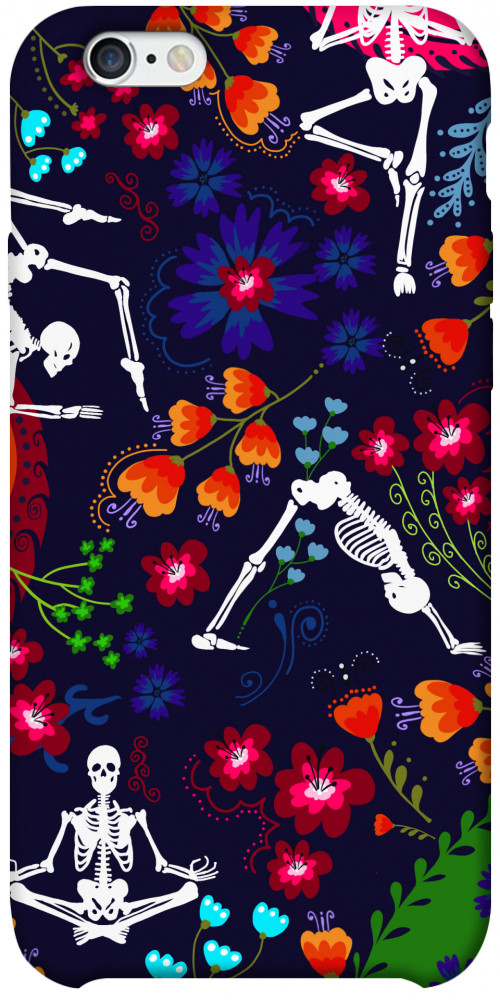 Чехол Yoga skeletons для iPhone 6S Plus