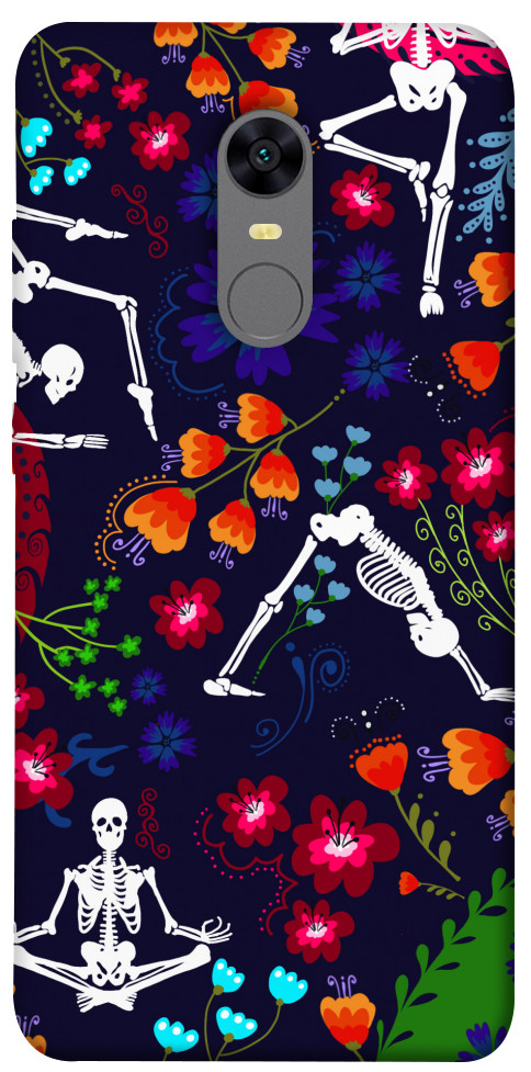 Чехол Yoga skeletons для Xiaomi Redmi Note 5 (Single Camera)