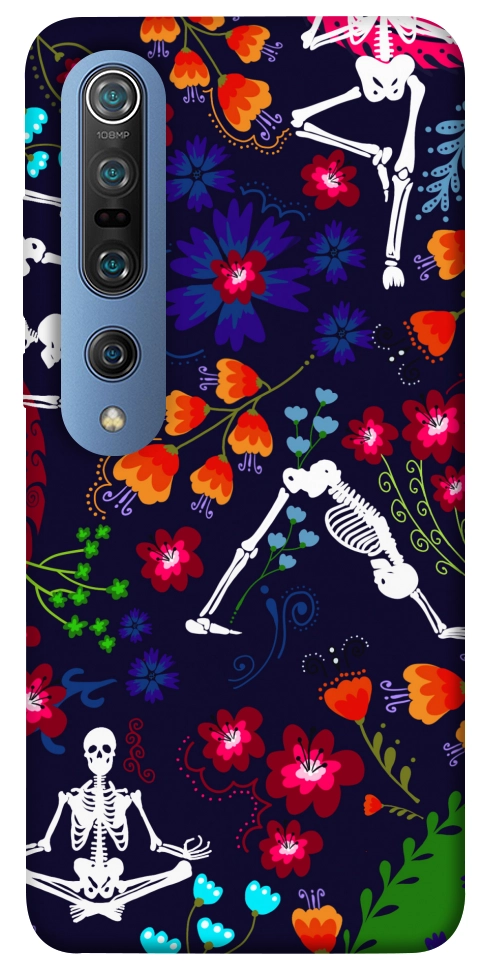 Чехол Yoga skeletons для Xiaomi Mi 10