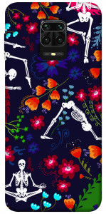 Чохол Yoga skeletons для Xiaomi Redmi Note 9 Pro
