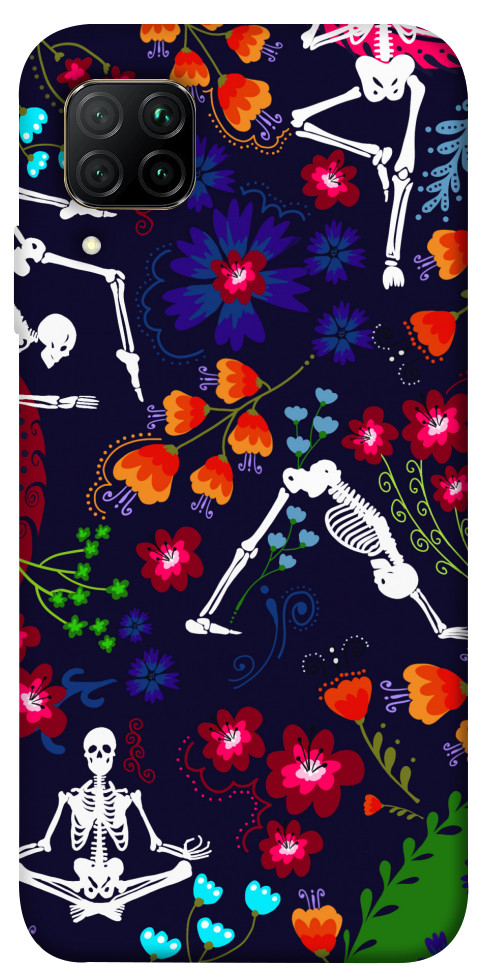 Чехол Yoga skeletons для Huawei P40 Lite