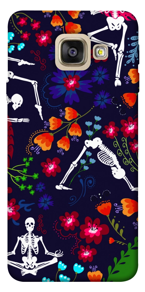 Чехол Yoga skeletons для Galaxy A5 (2017)