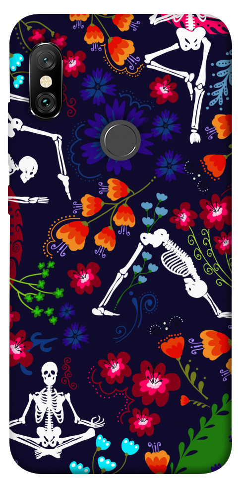 Чохол Yoga skeletons для Xiaomi Redmi Note 6 Pro