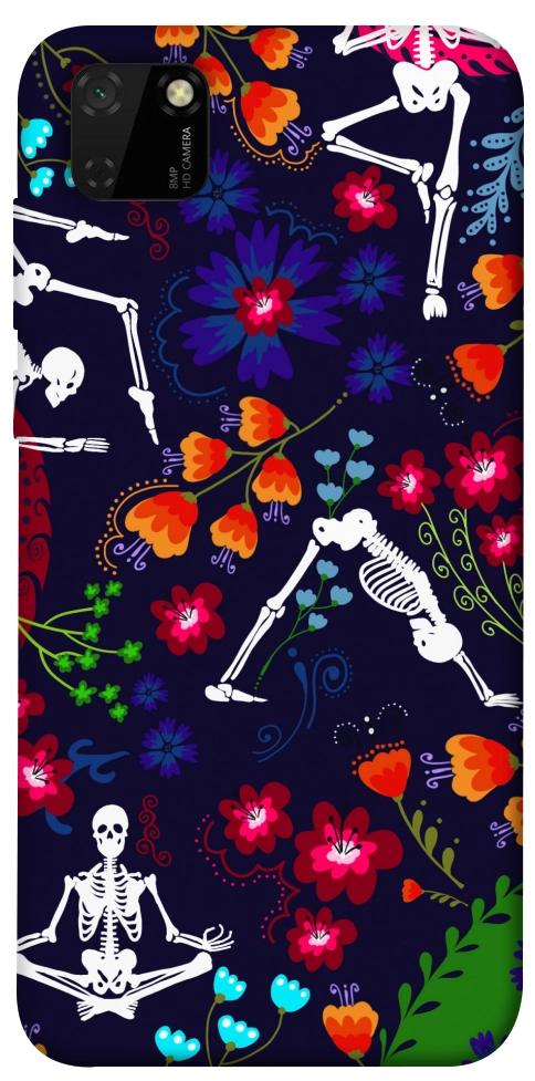 Чехол Yoga skeletons для Huawei Y5p