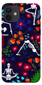 Чехол Yoga skeletons для iPhone 12